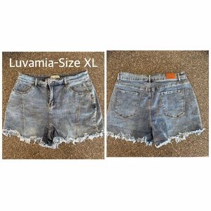 Women's Blue Denim Shorts